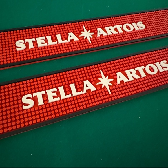 Professional Bar Spill Mats Bud Light Stella Artois - SET of 4 - Picture 6 of 10